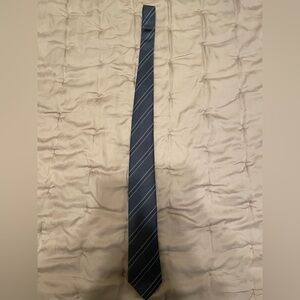 Navy Blue Striped Tie
